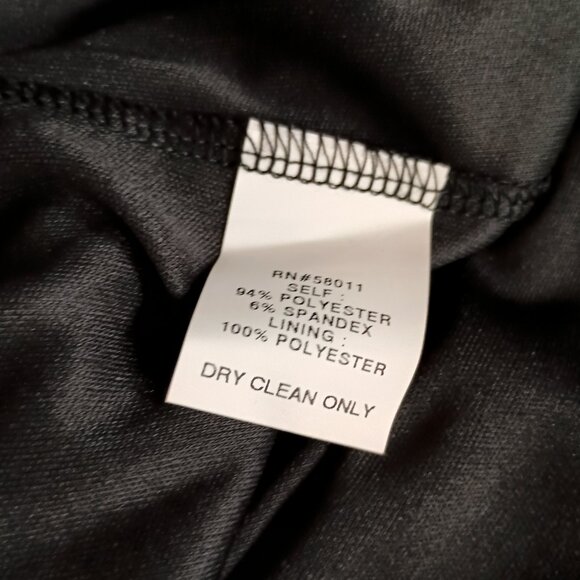 New David Meister Sheath Pencil Dress Starburst Knit Blue Gray 3/4 Slv 20W Women - Picture 8 of 11